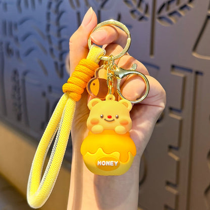 Gantungan Kunci Strap Gantungan Tas Bag Charm Seri Honey Butter Bear