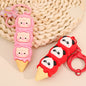 Gantungan Kunci Aksesori Tas Seri Piggy Panda Ice Cream