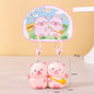 Gantungan Kunci Pasangan Couple Bag Charm Model Capybara Pink Pisang Gajah Kacang
