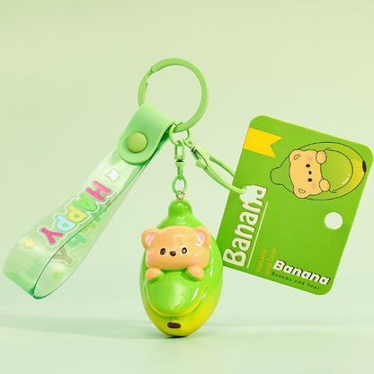 Gantungan Kunci Bag Charm Aksesori Tas Seri Pisang Dgn Strap
