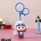 Gantungan Kunci Bag Charm Aksesori Tas Seri Shinchan Kostum Marver Ironman Captain America