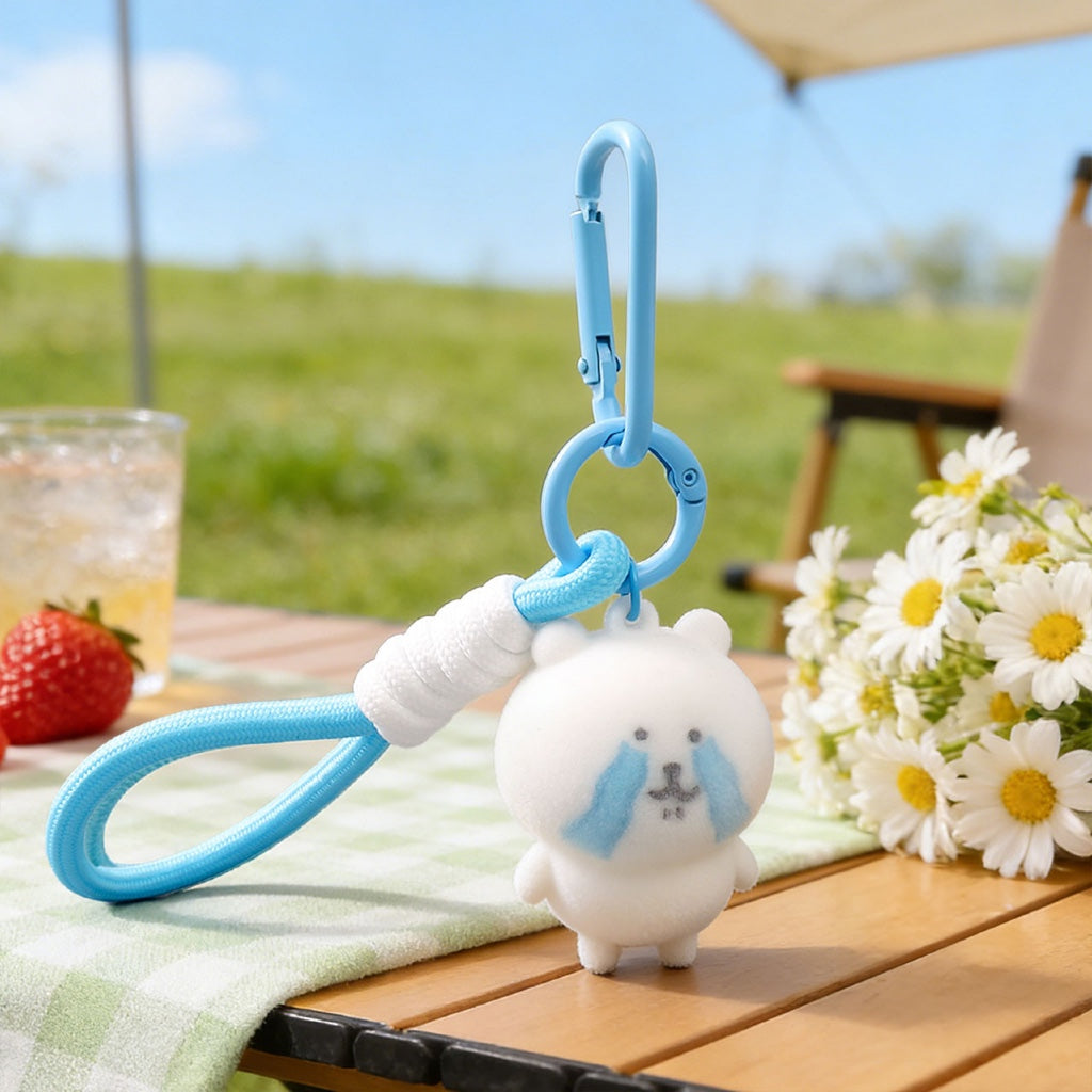 Gantungan Kunci Bag Charm Aksesori Tas Model Chikawa dengan Strap