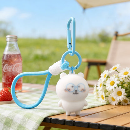 Gantungan Kunci Bag Charm Aksesori Tas Model Chikawa dengan Strap