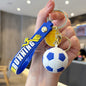 Gantungan Kunci Bag Charm Seri Bola Sepak Soccer Souvenir Aksesori Tas