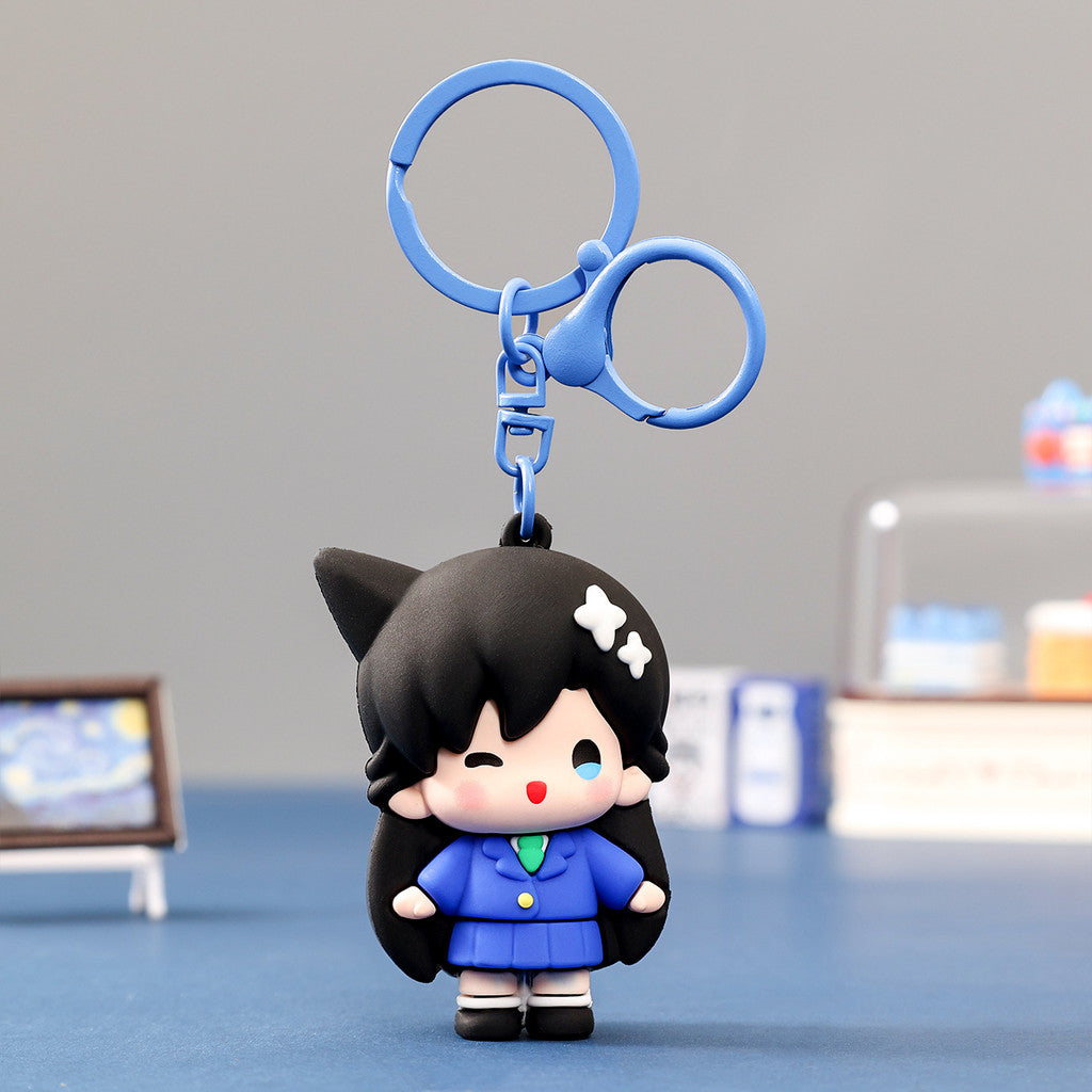 Gantungan Kunci Bag Charm Seri Anime Detective Conan And Ran Aksesori Tas