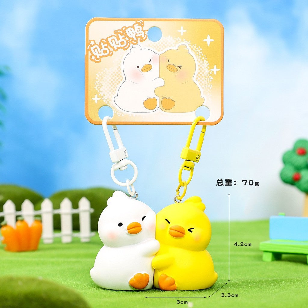 Gantungan Kunci Magnet Couple 1 Set Seri Cute Animal  Aksesori Tas Bag Charm Sepasang