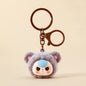 Gantungan Kunci Bag Charm Karakter Baby Three Head Aksesori Tas Keychain