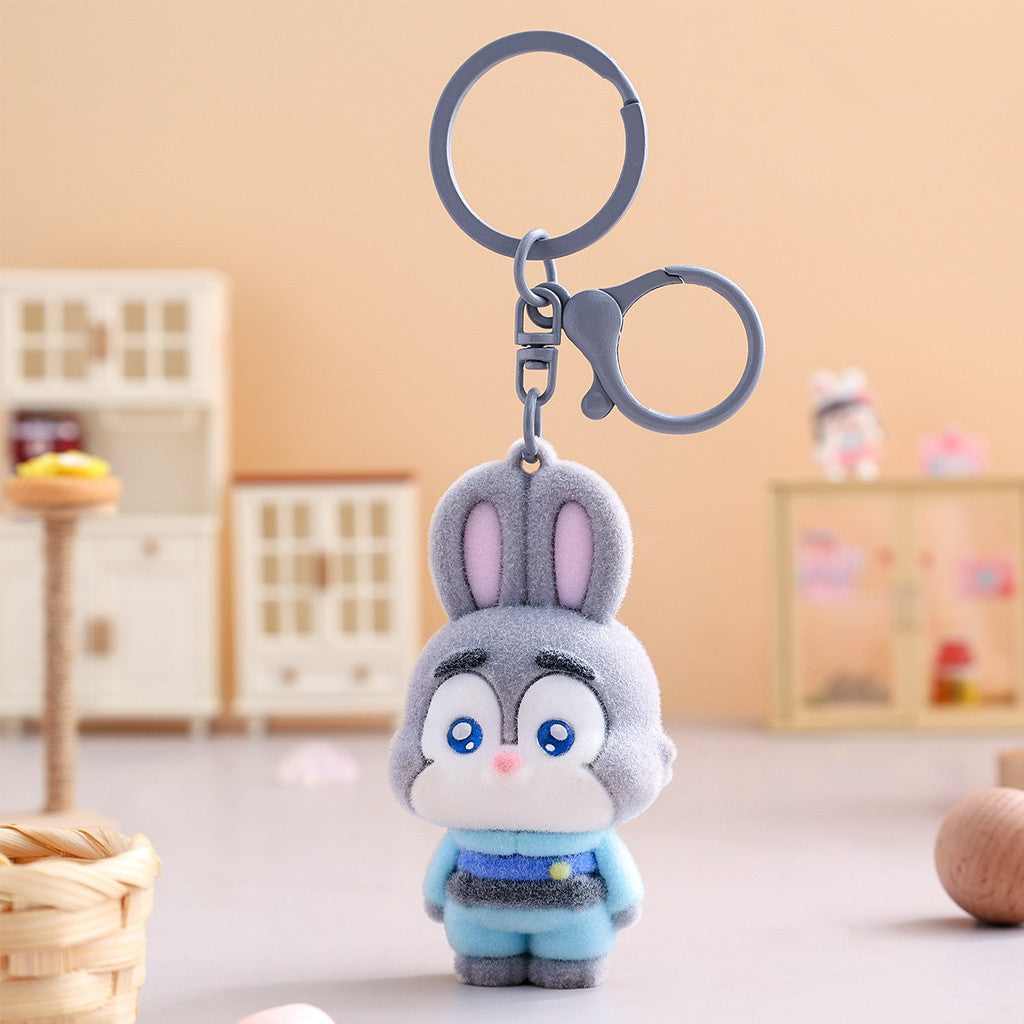 Gantungan Kunci Bag Charm Seri Zootopia Nick And Judy Aksesori Tas