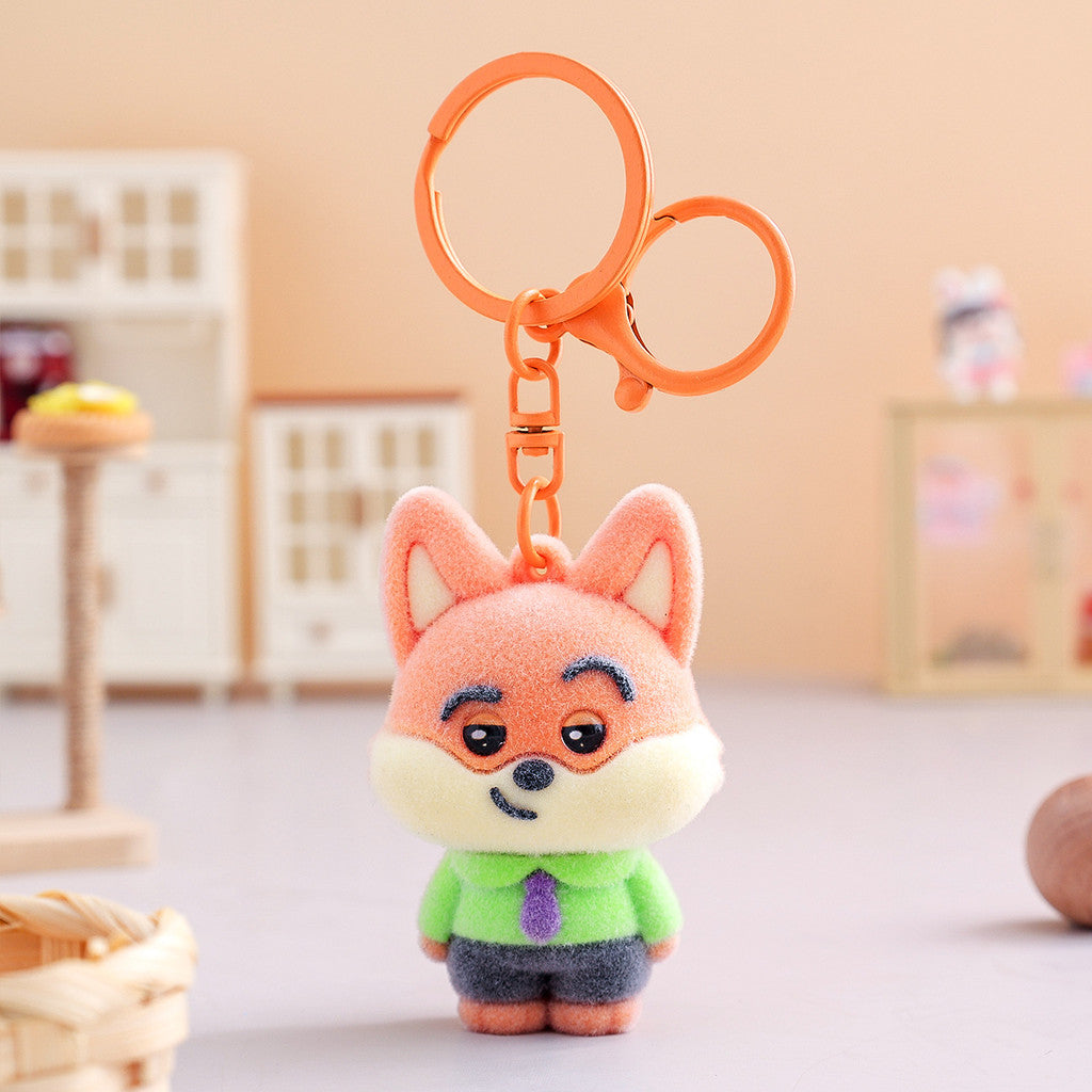 Gantungan Kunci Bag Charm Seri Zootopia Nick And Judy Aksesori Tas