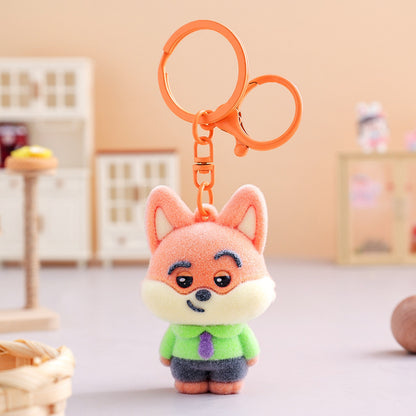 Gantungan Kunci Bag Charm Seri Zootopia Nick And Judy Aksesori Tas