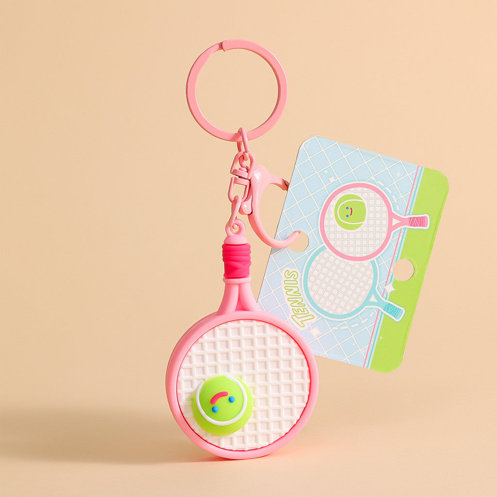 Gantungan Kunci Bag Charm Aksesori Tas Model Raket Tennis Padel