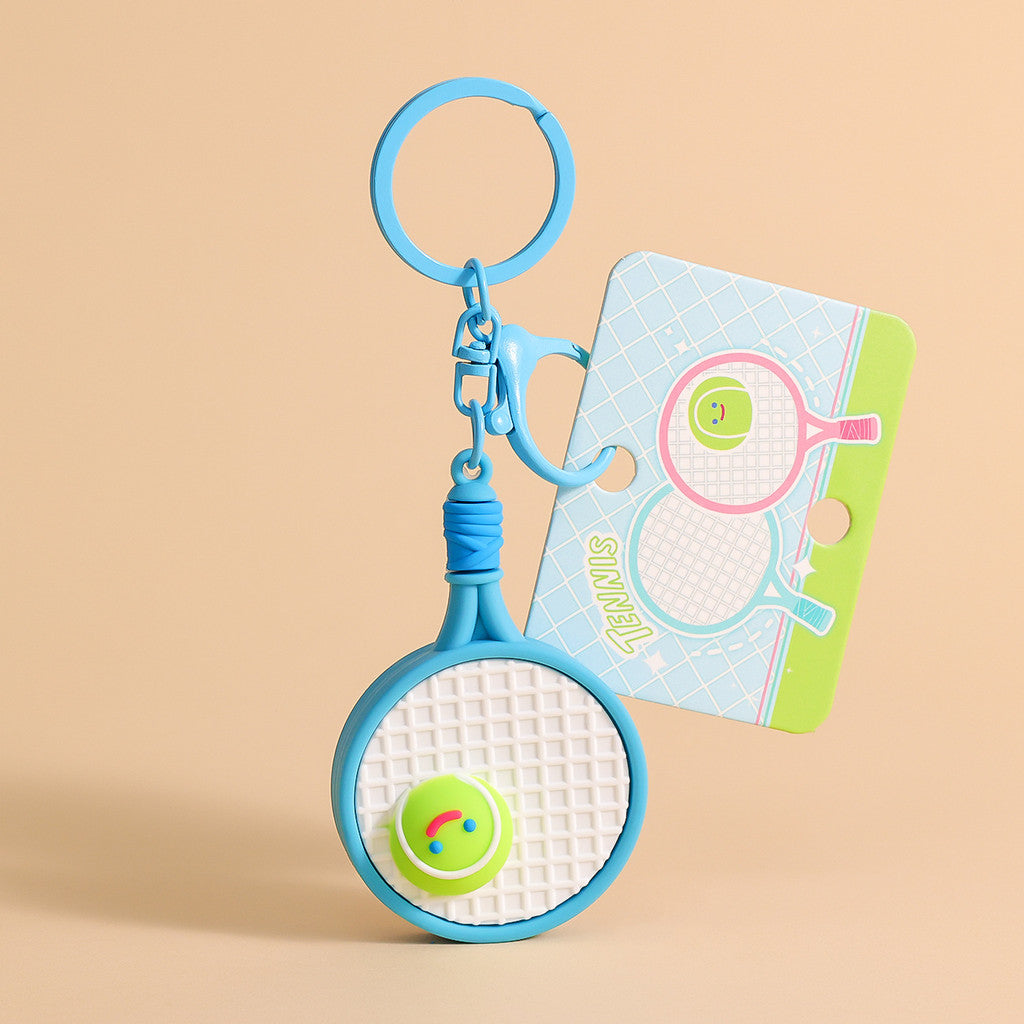 Gantungan Kunci Bag Charm Aksesori Tas Model Raket Tennis Padel
